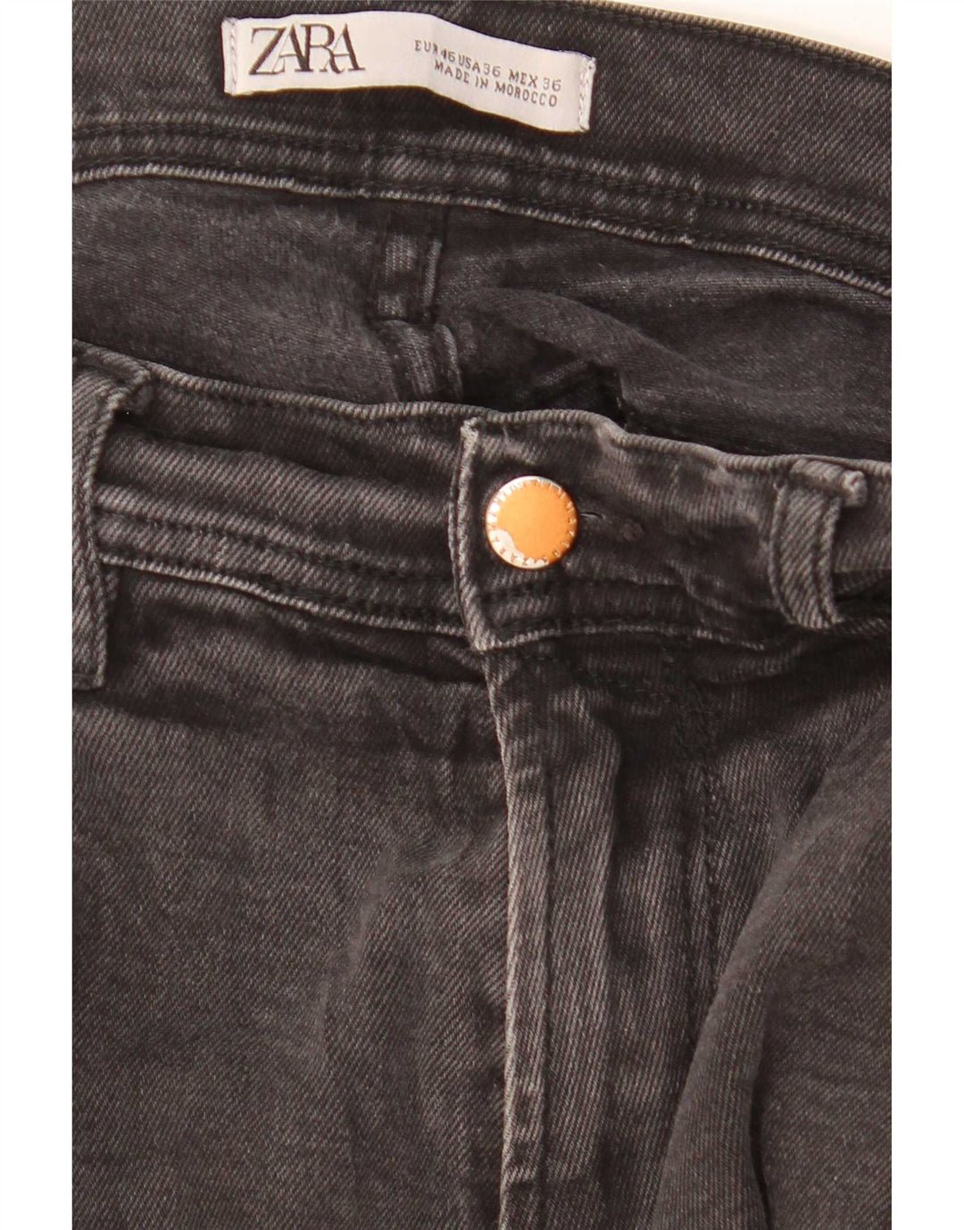 Blugi slim pentru bărbați Zara EU 46 XL W36 L30 negri