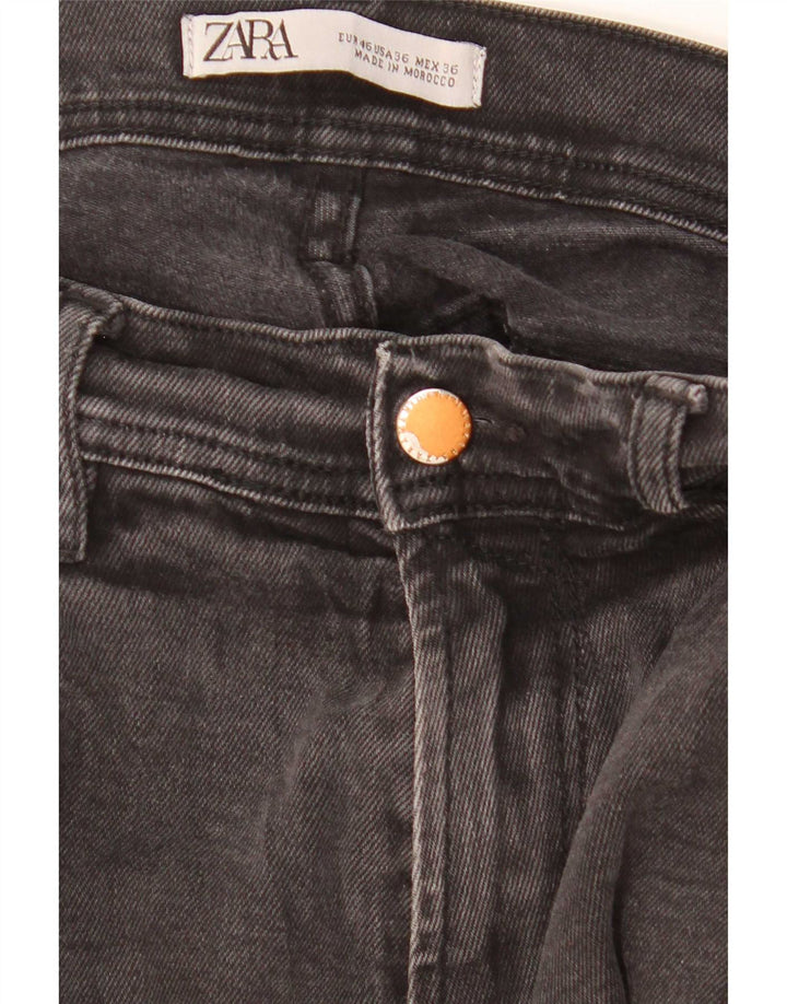 Blugi slim pentru bărbați Zara EU 46 XL W36 L30 negri