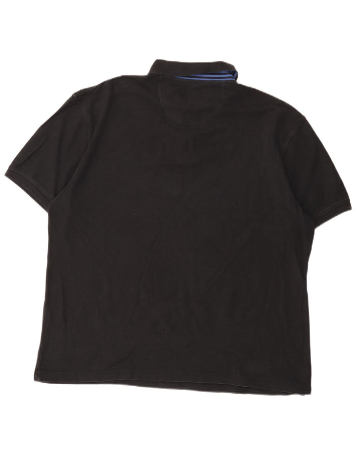 BARBOUR Tricou polo pentru bărbați 2XL bumbac negru