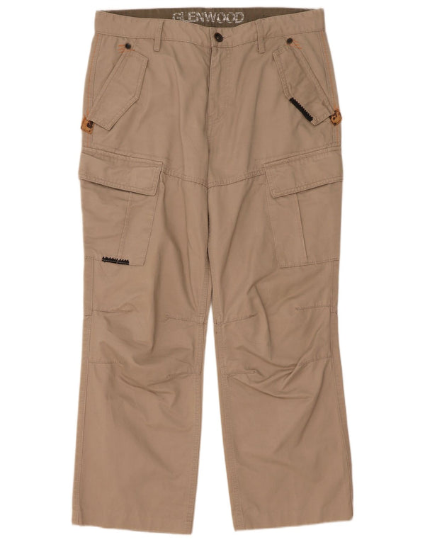 Pantaloni cargo drepti pentru bărbați Southern W36 L29 bej