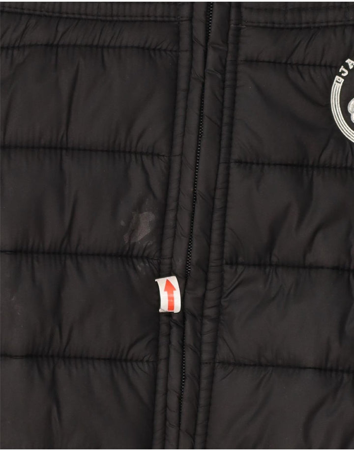 Jachetă căptușită pentru bărbați Urban Classics UK 36 Poliester negru mic