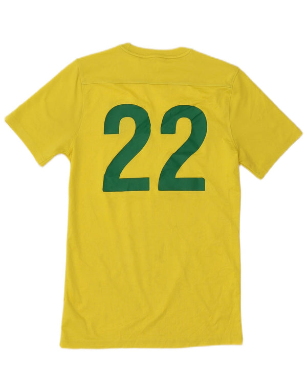Tricou grafic pentru bărbați Laurel Park FC Slim Fit Top mic galben