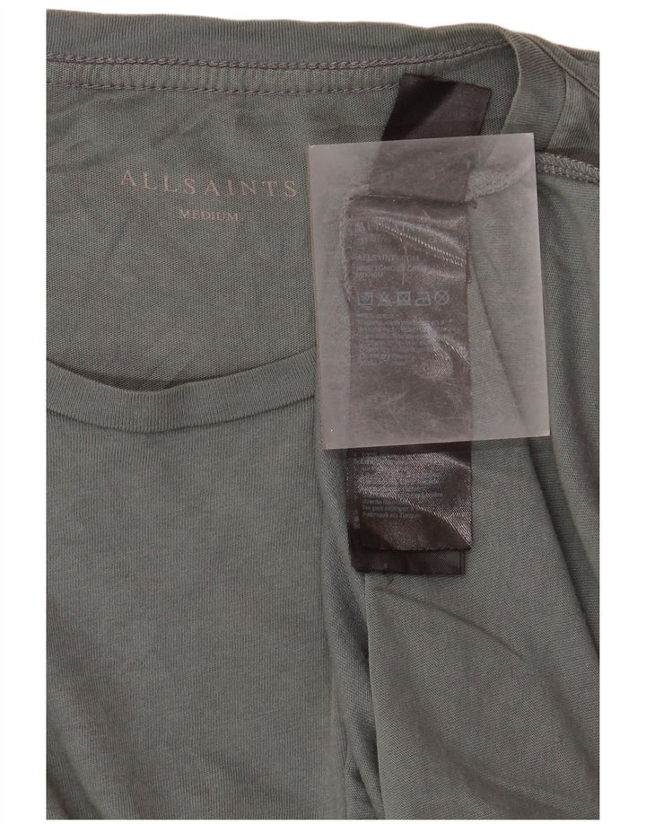 Tricou pentru bărbați All Saints Top Bumbac verde mediu