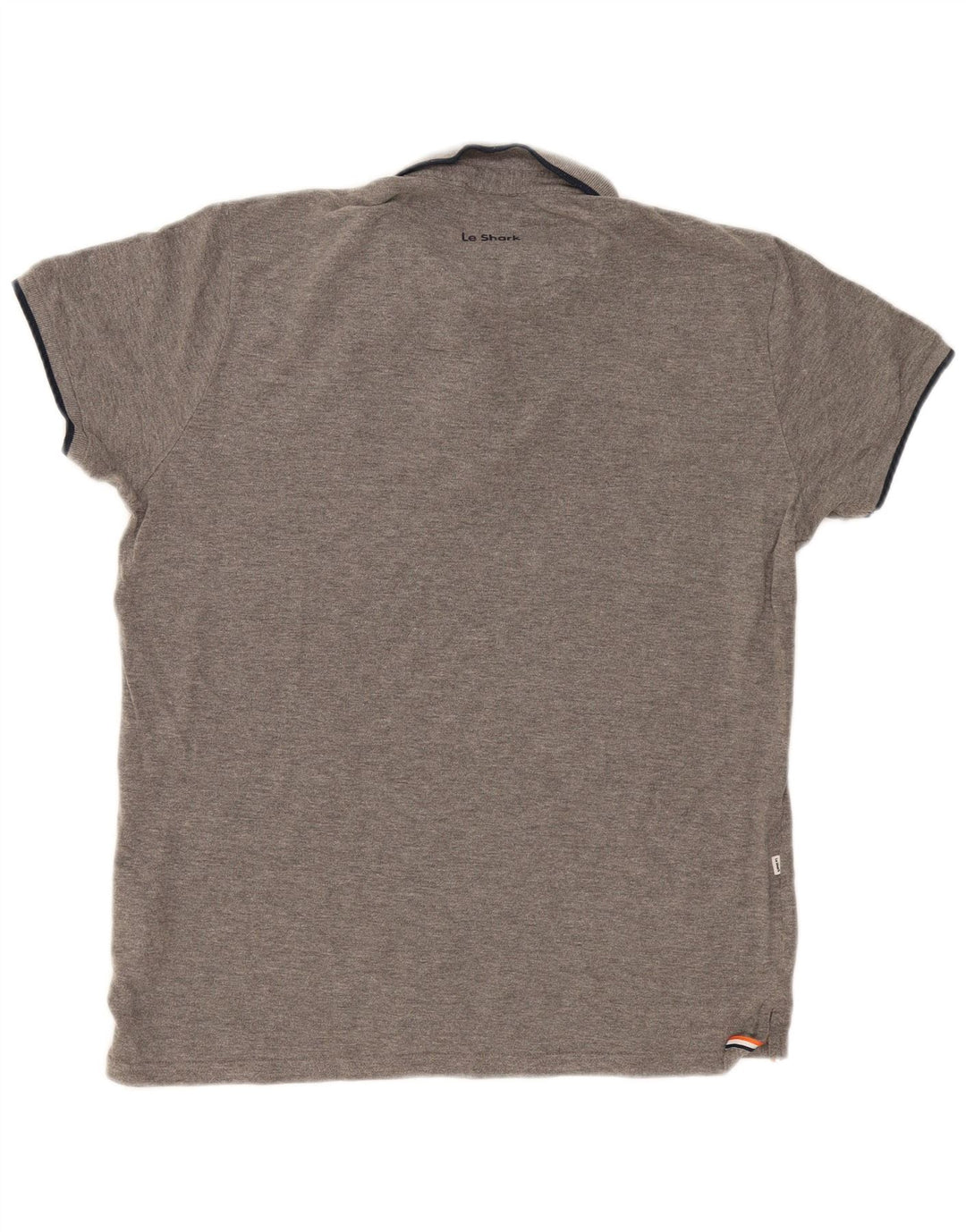 Tricou polo pentru bărbați Le Shark, bumbac gri mare