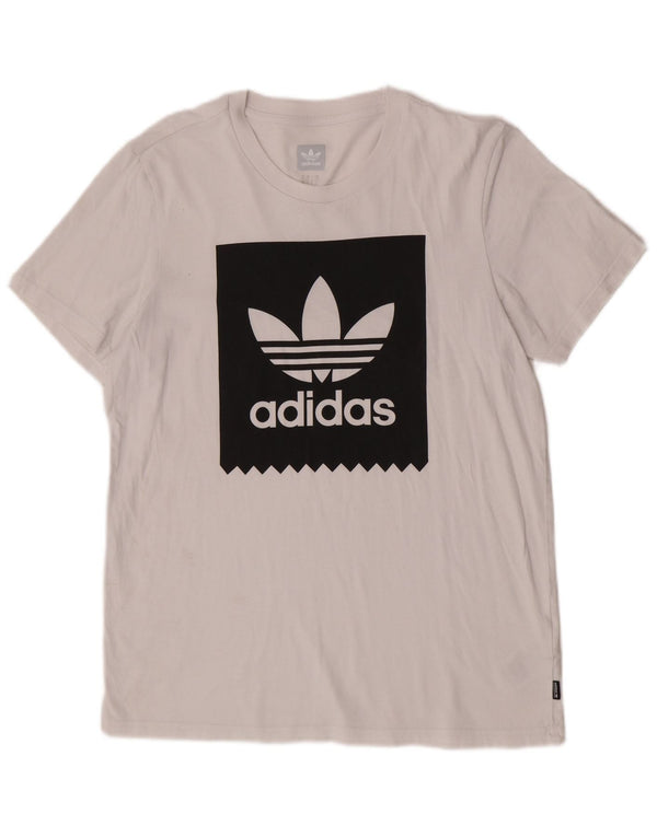 Tricou grafic pentru bărbați Adidas Top Medium White Bumbac