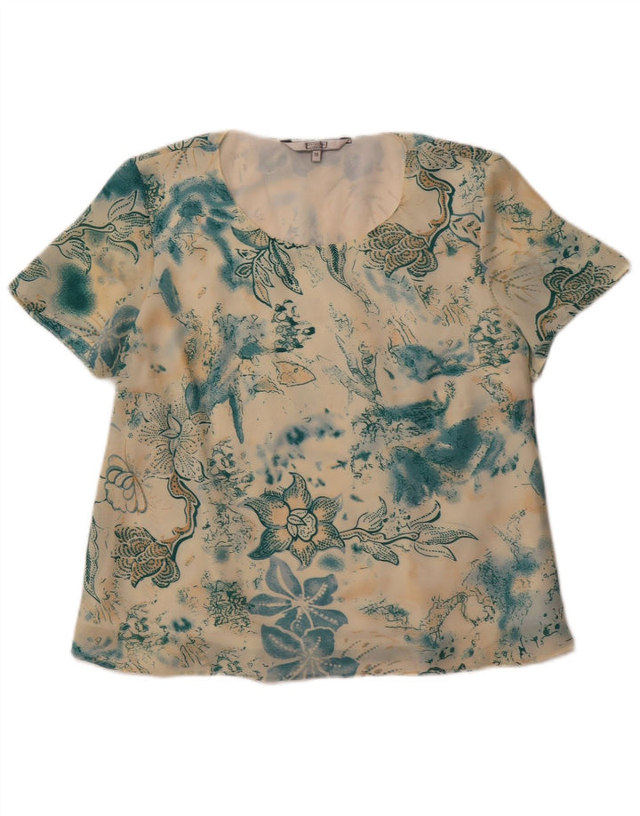 Bluză pentru femei Debenhams UK 16 Poliester floral multicolor mare