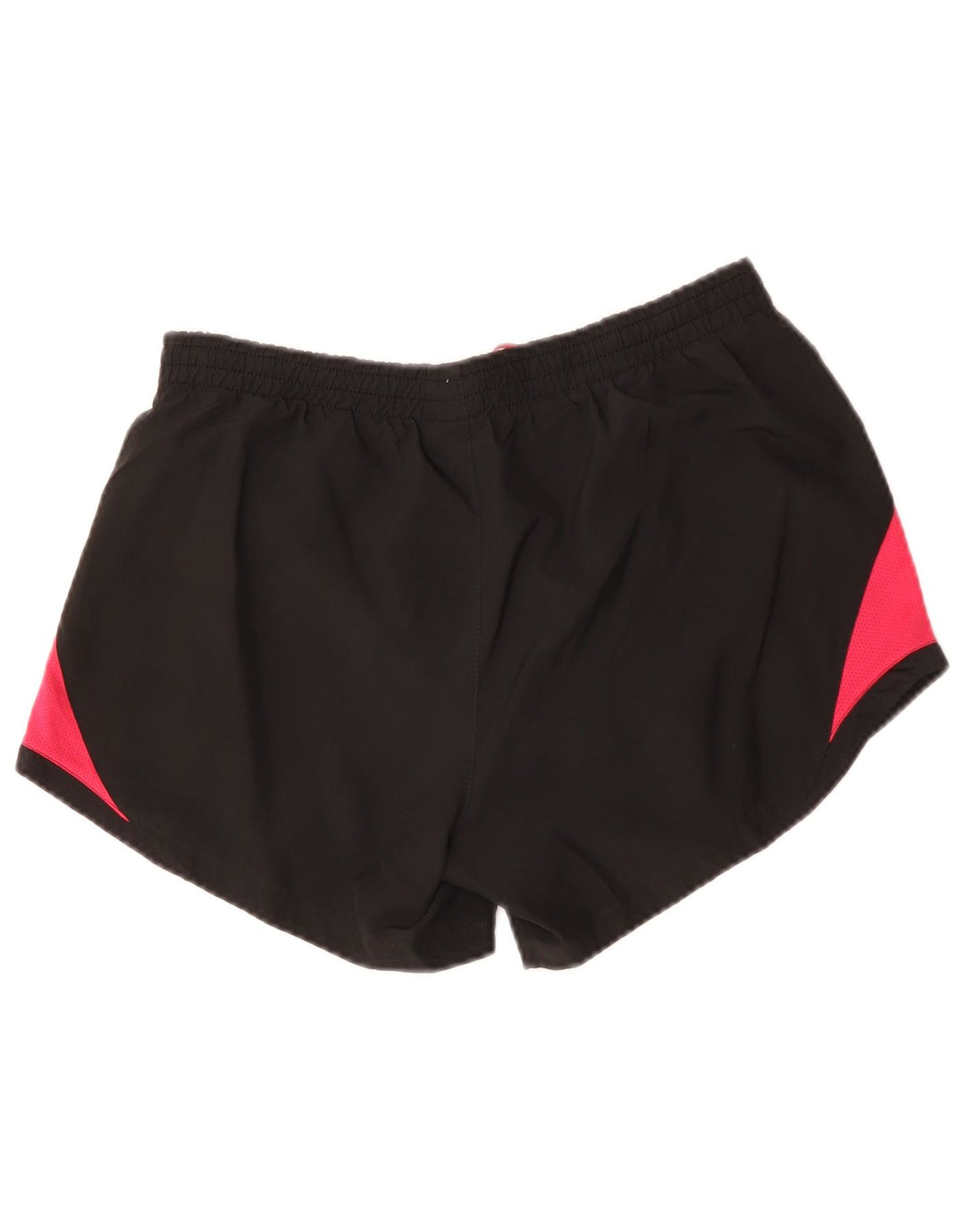 Pantaloni scurti sport NIKE pentru femei UK 14 Medium Black Colorblock Poliester