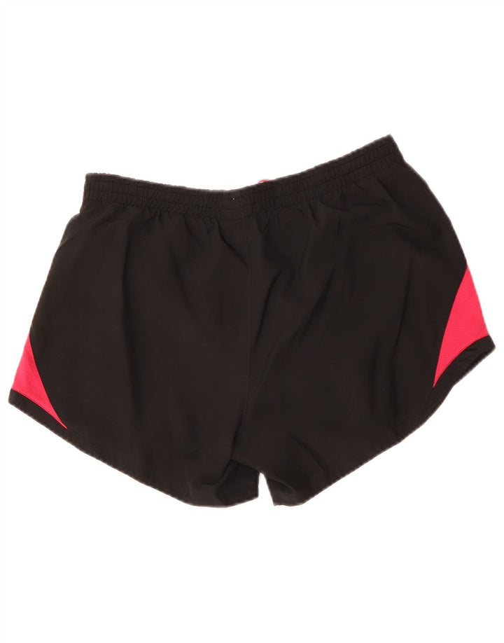 Pantaloni scurti sport NIKE pentru femei UK 14 Medium Black Colorblock Poliester