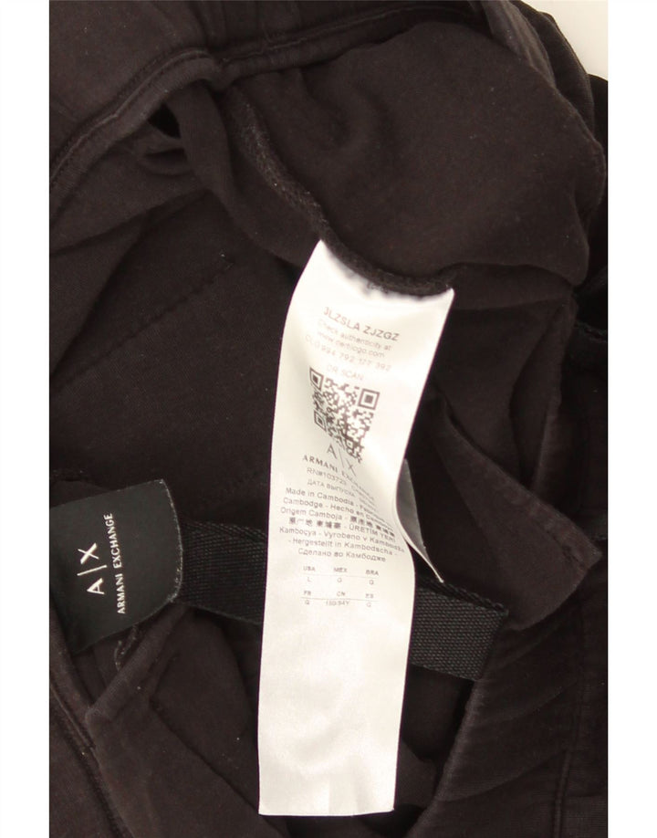 Pantaloni scurți cargo pentru bărbați Armani Exchange, mari W34, bumbac negru
