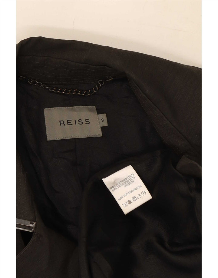 Trench pentru bărbați Reiss UK 36 Poliester negru mic