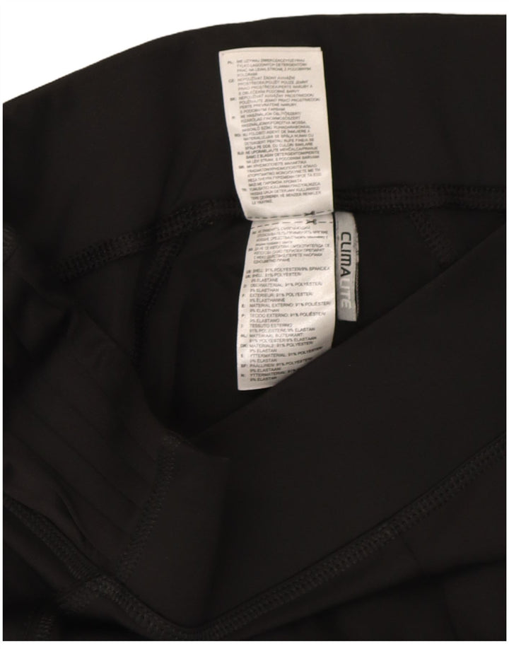 Pantaloni de trening Adidas pentru femei UK 12/14 Poliester mediu negru