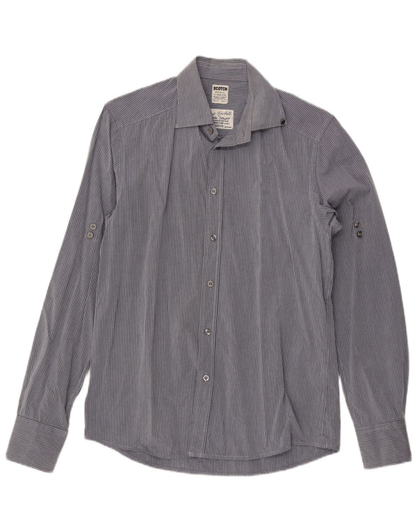 Cămașă pentru bărbați SCOTCH & SODA Medium Blue Pinstripe