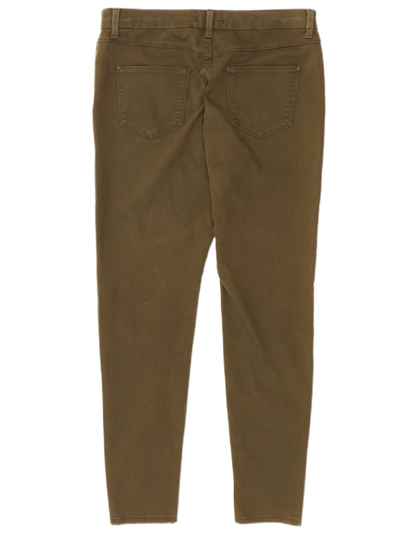 Blugi skinny pentru femei Marks & Spencer UK 14 Medium W30 L29 Kaki Bumbac