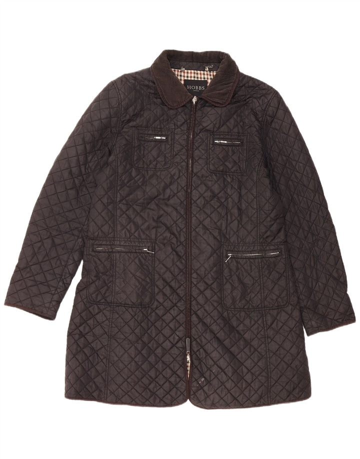 Jachetă matlasată Hobbs pentru femei UK 14 Medium Black Nylon