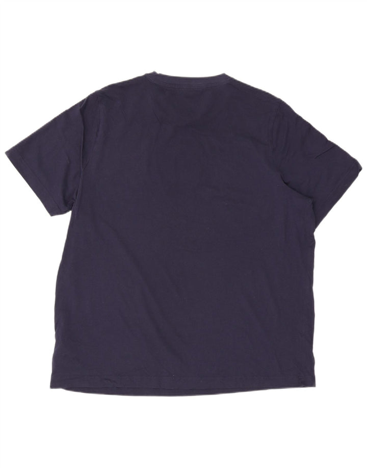 Tricou pentru bărbați Puma Top XL Bumbac bleumarin