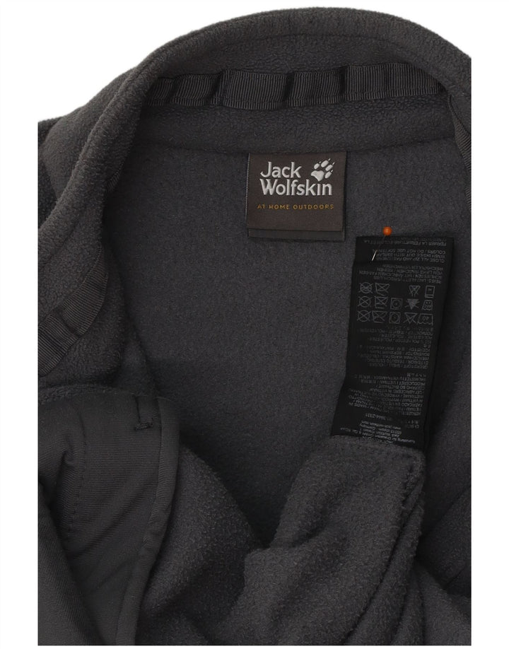 Jachetă fleece pentru bărbați JACK WOLFSKIN UK 40, mare, gri, poliester