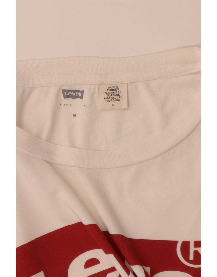 Tricou grafic Levi's pentru femei Top UK 14 Medium White