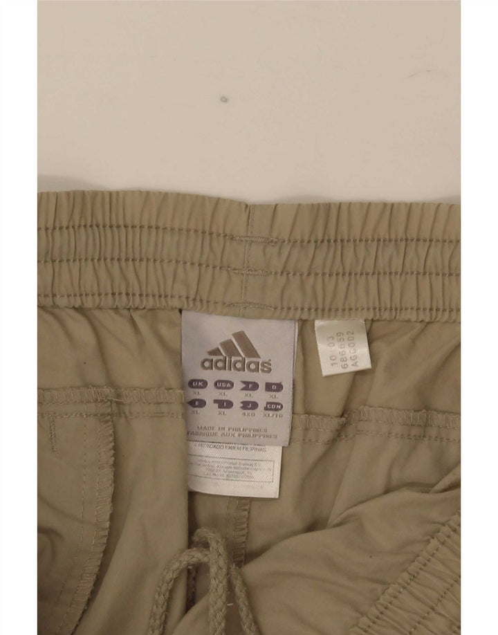 Pantaloni de trening Capri pentru bărbați Adidas XL poliester bej