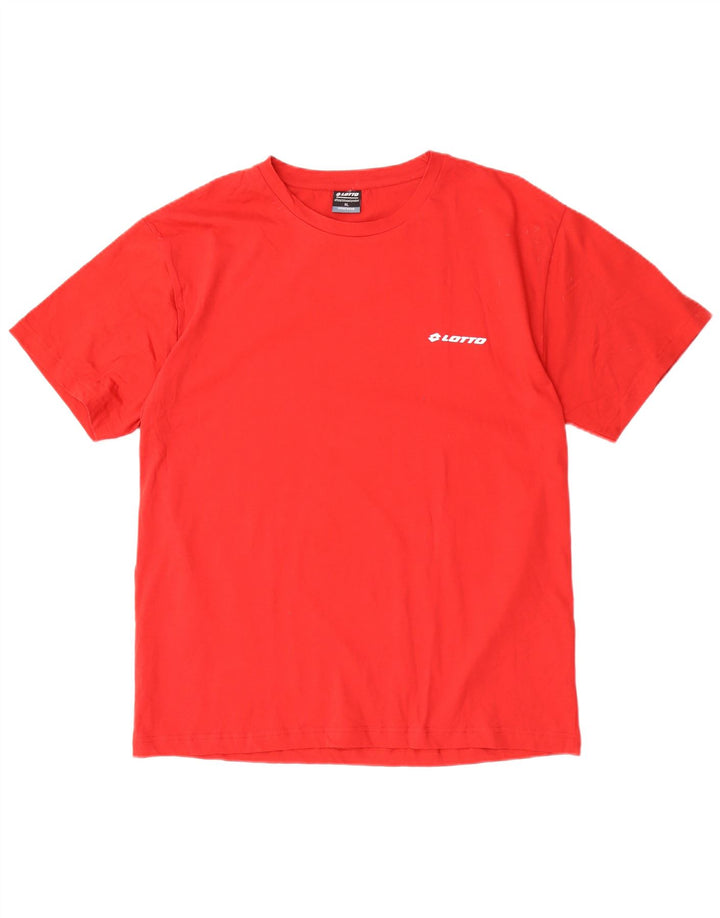 Tricou Bărbați Lotto Top XL Bumbac Roșu