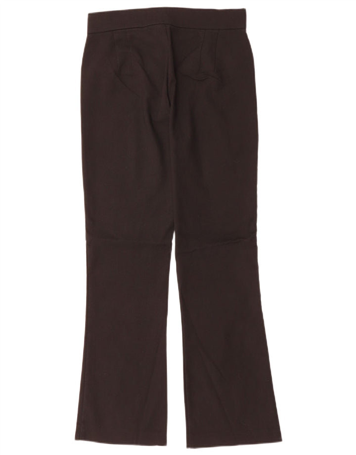 Pantaloni casual pentru femei Bootcut Zara Mici L26 L26 Negri