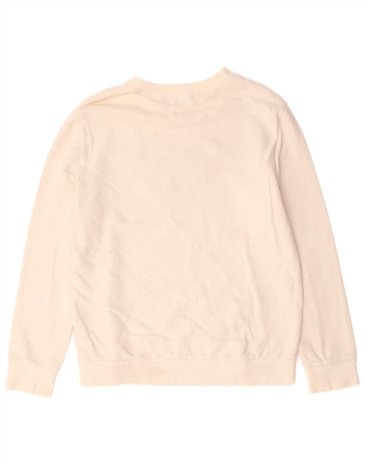 Pulover Guess pentru damă cu grafică, UK 14, bumbac alb, mediu