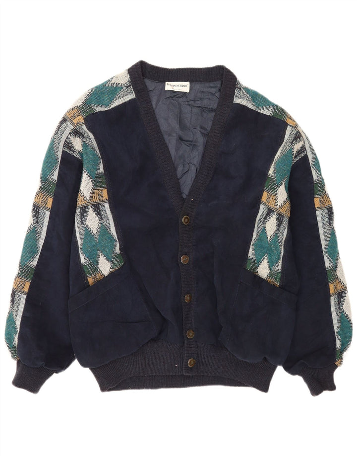 Geacă bomber pentru bărbați Luciano Chiari UK 40 mare bleumarin Argyle/Diamond