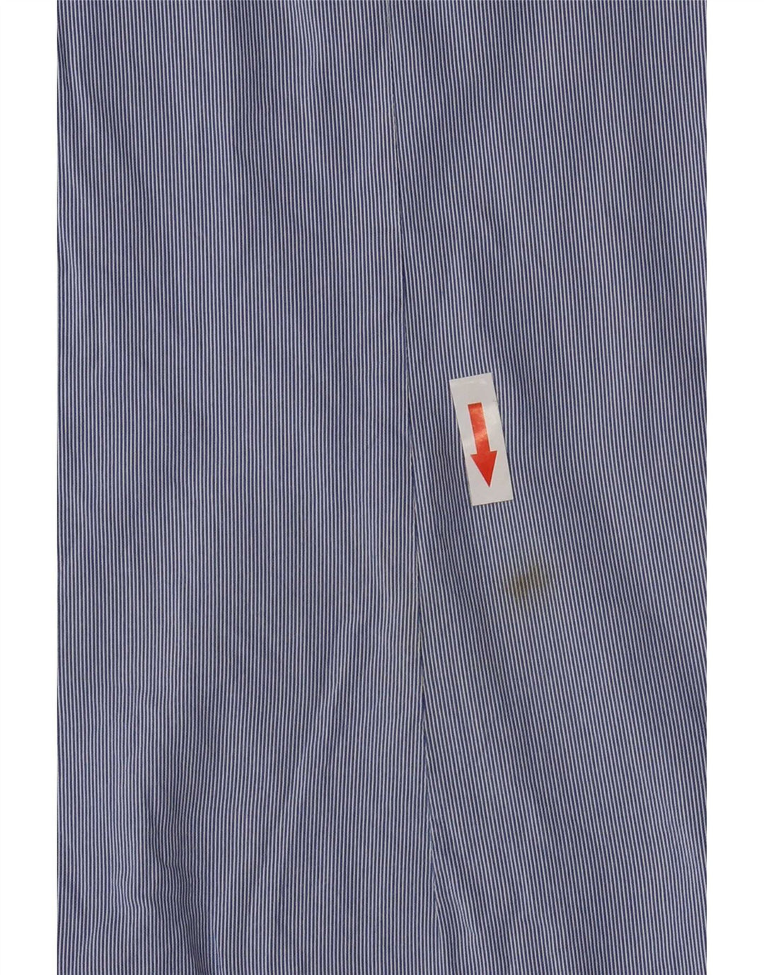 Cămașă pentru bărbați Roberto Cavalli Mărimea 39 Medium Blue Pinstripe