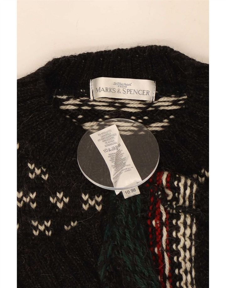 Pulover pentru bărbați Marks & Spencer St. Michael Crew Gât XL, negru