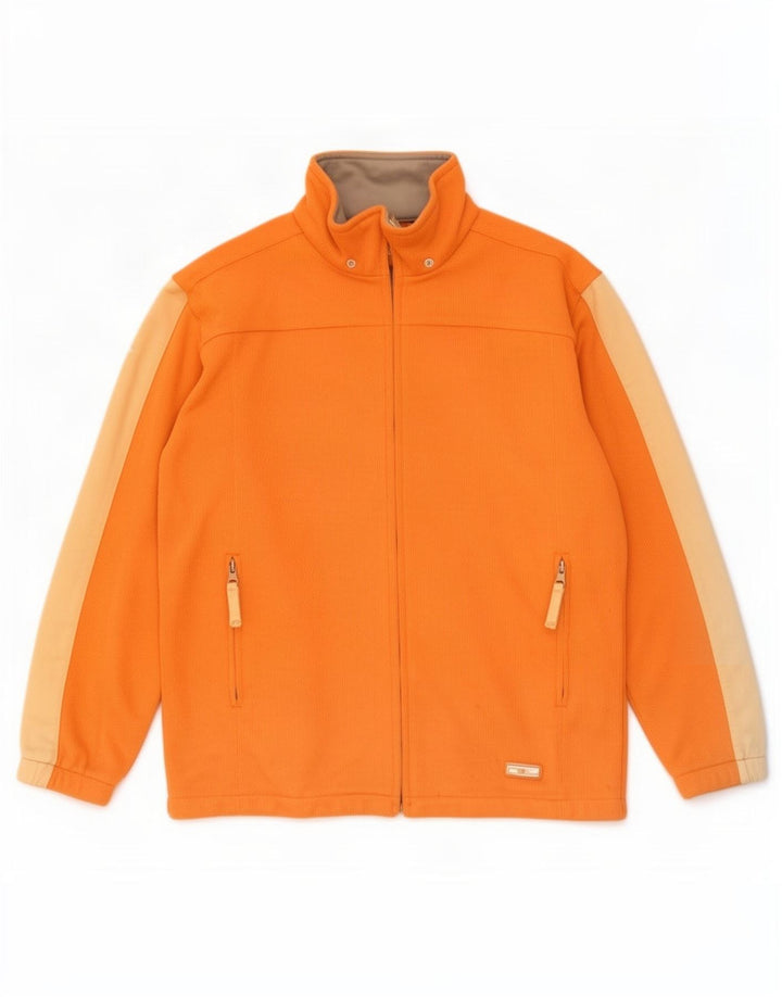 Jachetă de trening Diadora pentru femei UK 12 Medium Orange Colorblock