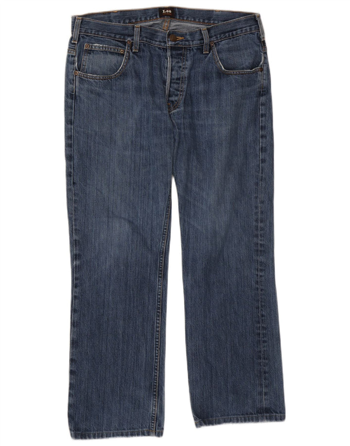 Blugi Lee Knox Straight pentru femei W36 L27 Bumbac albastru