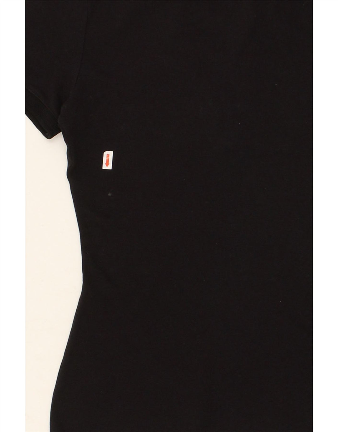 NORTH SAILS Womens Graphic Polo Shirt UK 12 Medium Black Cotton Vintage North Sails and Second-Hand North Sails from Messina Hembry 