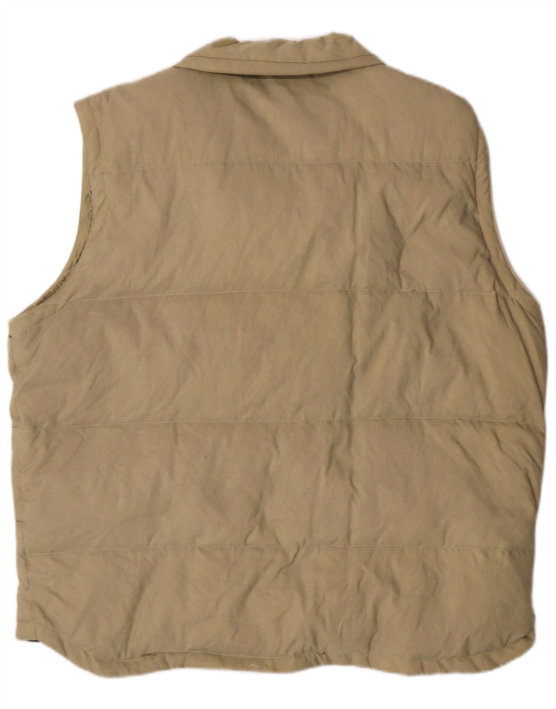 Gilet căptușit pentru bărbați Asics UK 40, mare, bej, poliamidă