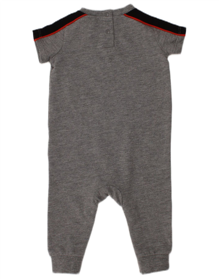 NIKE Baby Boys Graphic Jumpsuit 6-9 Months  Grey Colourblock Cotton