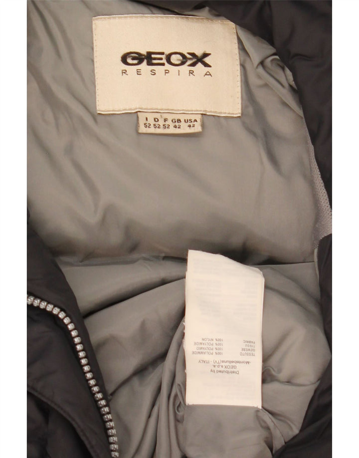 Jachetă căptușită pentru bărbați Geox UK 42 XL Poliamidă neagră