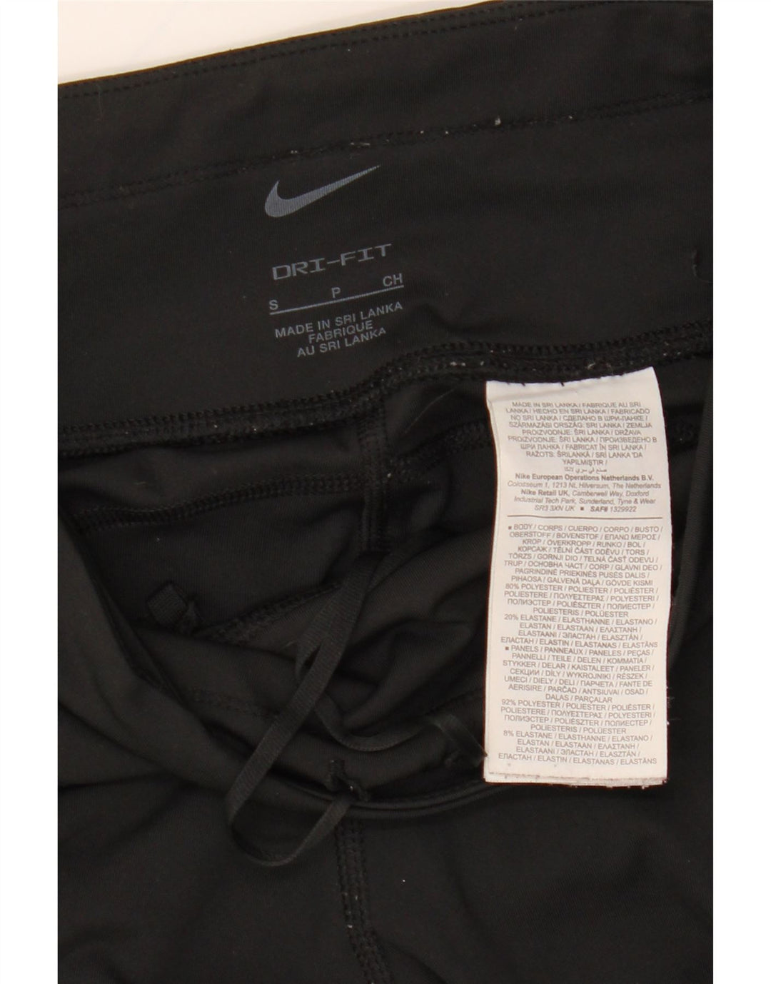 Leggings Dri Fit NIKE pentru femei UK 10 Poliester negru mic
