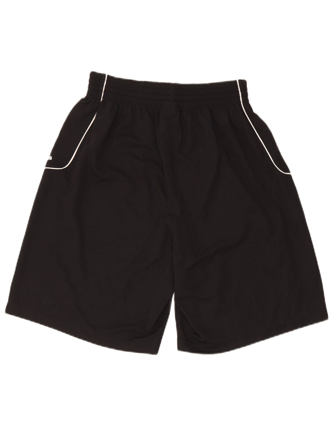 Pantaloni scurți sport Adidas pentru femei, mediu negru, poliester color bloc