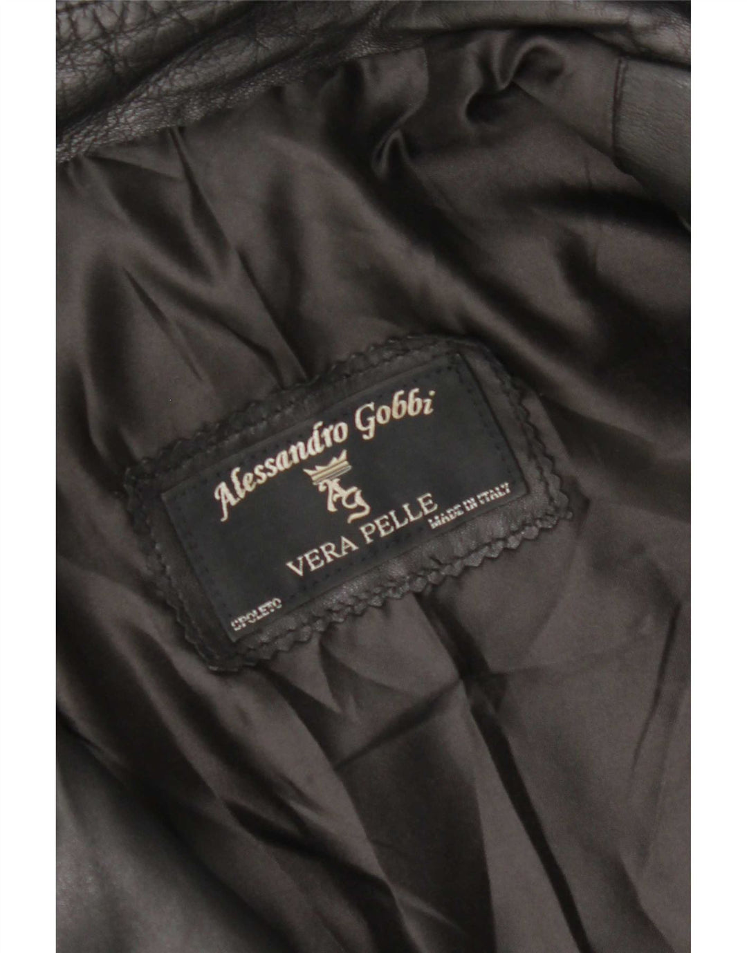Jachetă de piele vintage pentru femei UK 14 Medium Black Leather