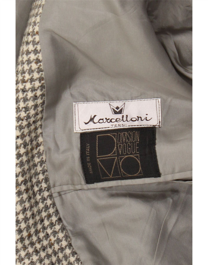 Jachetă blazer pentru bărbați Division Vogue, cu 2 nasturi, UK 38 Medium Gri Houndstooth