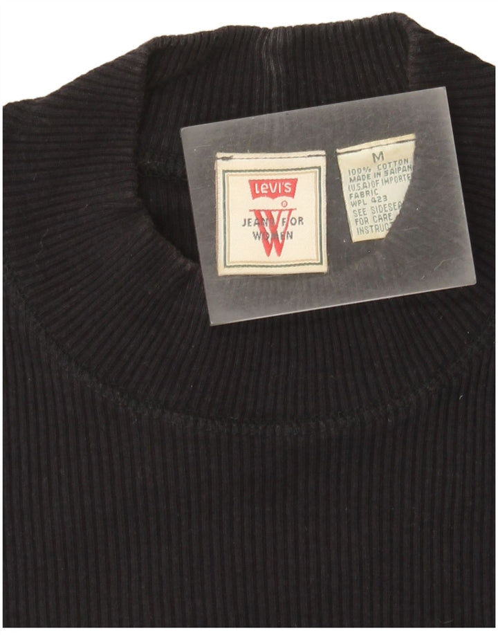 Tricou pentru femei Levi's Top UK 12 Medium Black Bumbac