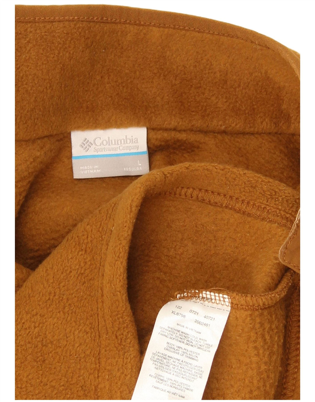 Pulover din lână pentru femei Columbia Crop Button Deck UK 16, mare, bej, poliester