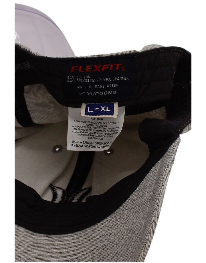 Şapcă de baseball cu grafică Flex Fit Hurley pentru bărbaţi, mare/XL, poliester gri