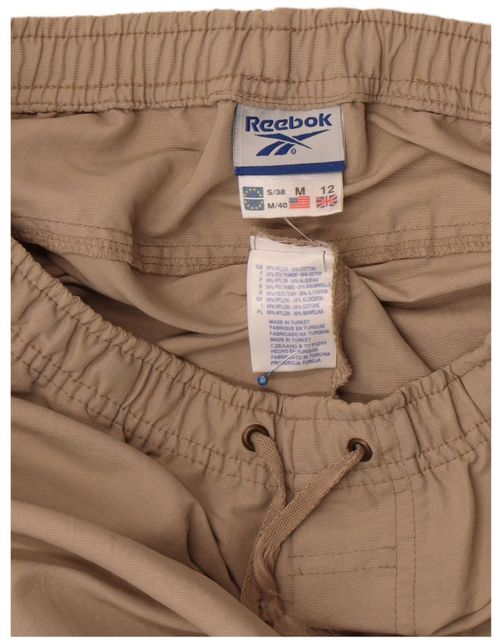 Pantaloni de trening Reebok pentru femei UK 12 Medium Beige Nylon