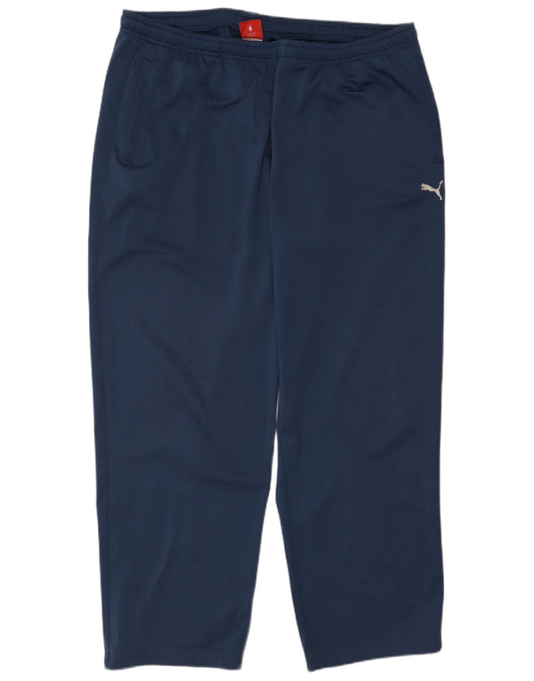 Pantaloni de trening Puma pentru bărbați 2XL, poliester bleumarin