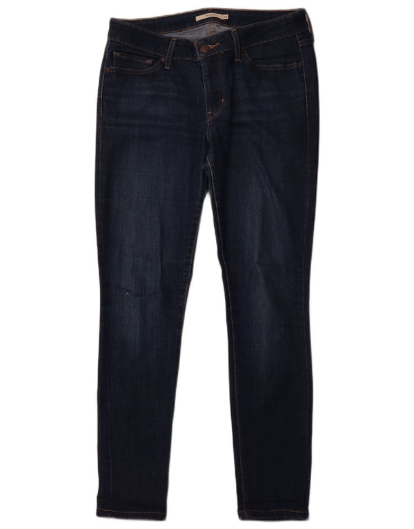 Blugi skinny 711 pentru femei LEVI'S W29 L29 bumbac bleumarin