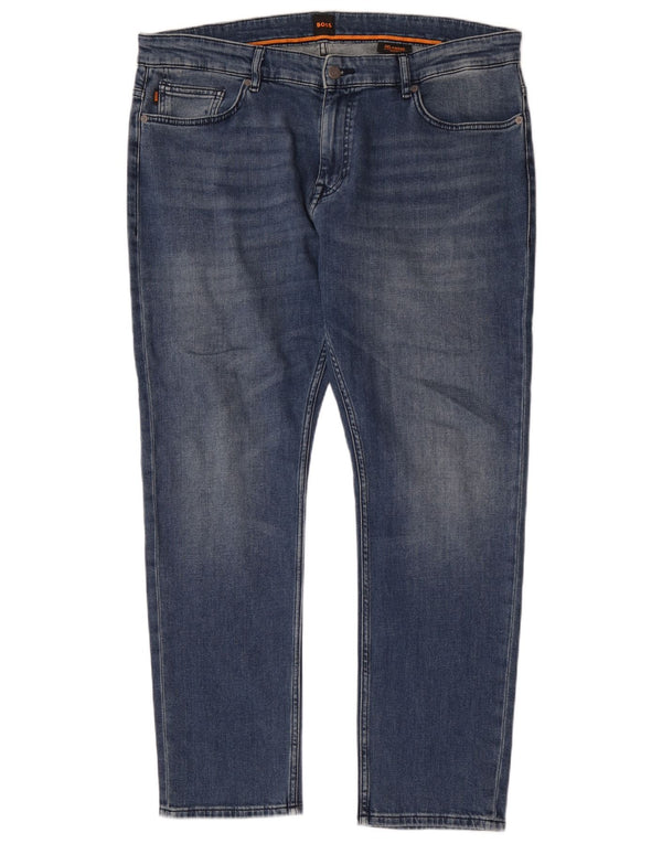 Blugi pentru bărbați Hugo Boss Delaware Slim W38 L32 Blue Bumbac