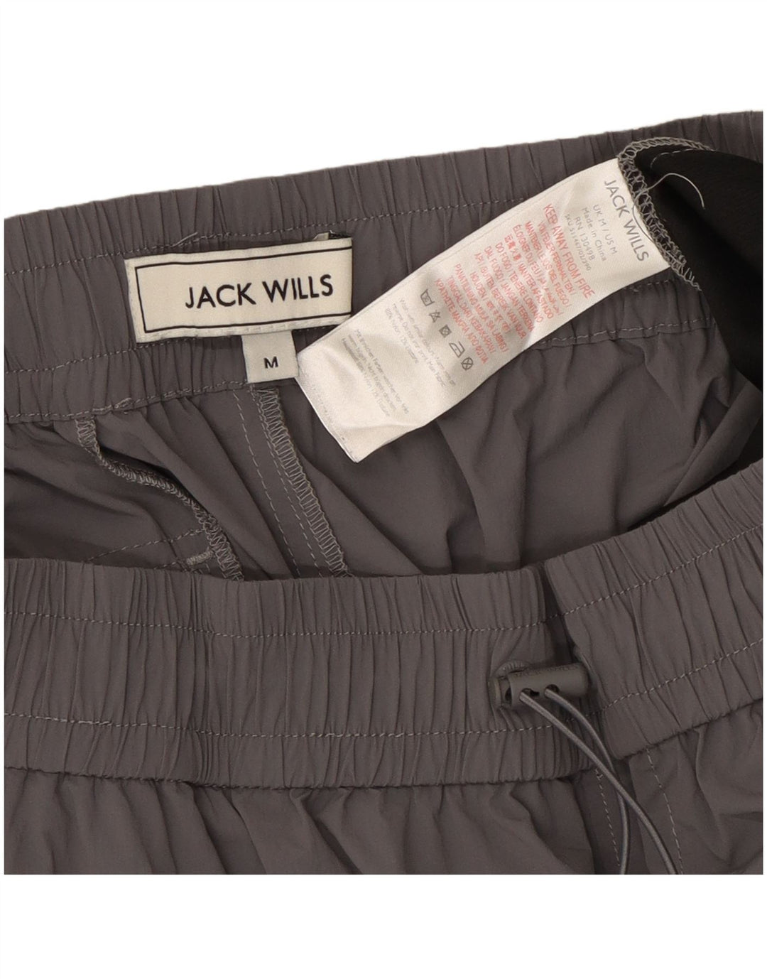 Pantaloni cargo Jack Wills pentru femei, L28 L26, nailon gri