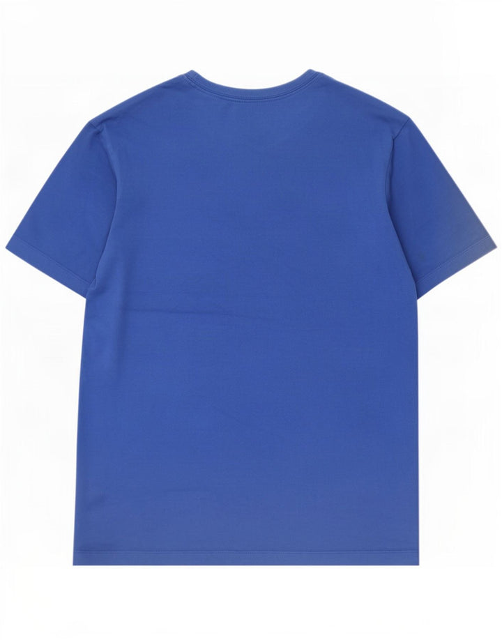 Tricou pentru bărbați Nike Dri Fit Top din bumbac albastru mediu