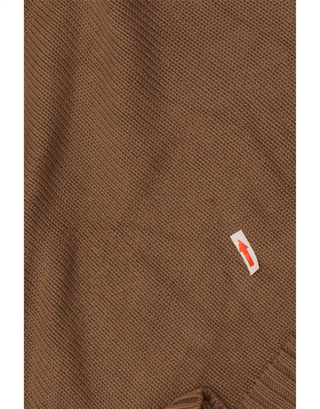 Pulover pentru bărbați Zara, cu decolteu în V, bumbac maro mediu