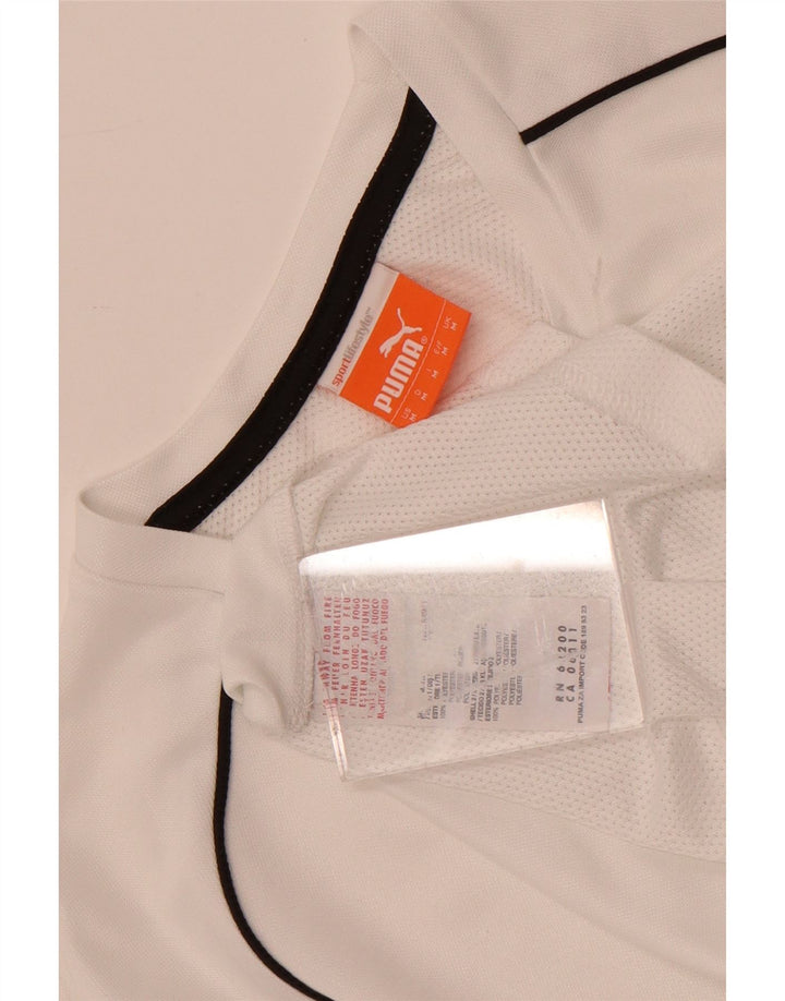 Tricou grafic Puma pentru bărbați Top Medium Alb Poliester