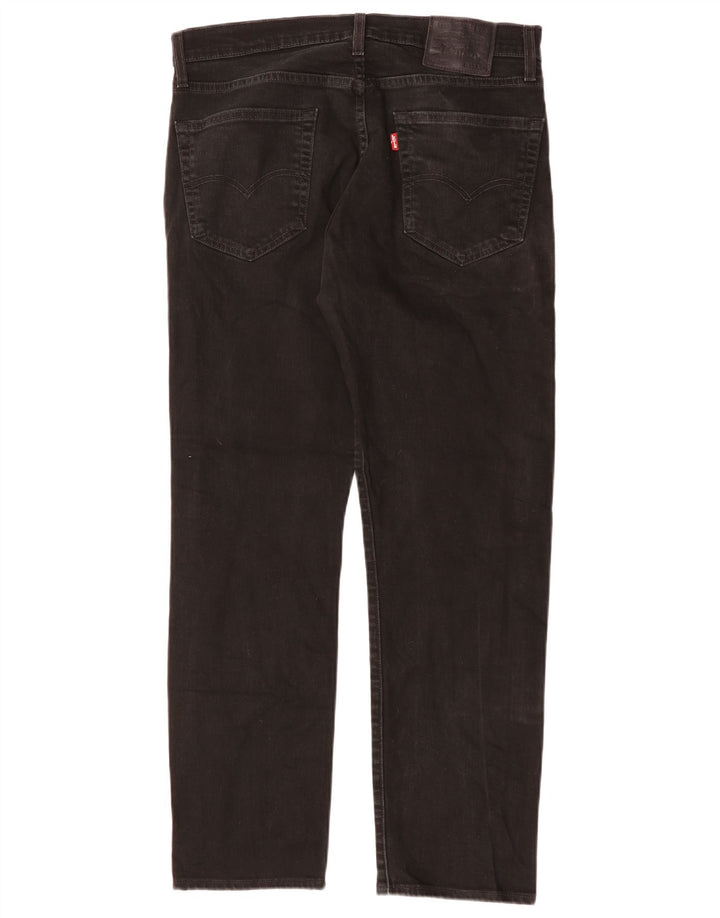 Blugi conici pentru bărbați Levi's 502 W33 L29 bumbac negru